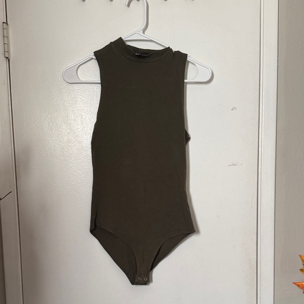 Forever 21 Olive Green Bodysuit
